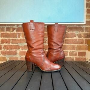 Vintage Frye Fiona Studded Heeled Boot